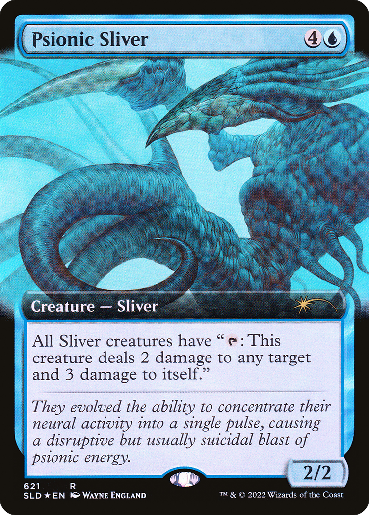 Psionic Sliver (Extended Art) [Secret Lair Drop Promos] | Silver Goblin