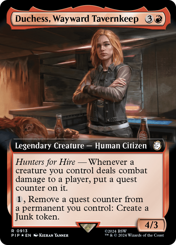 Duchess, Wayward Tavernkeep (Extended Art) (Surge Foil) [Fallout] | Silver Goblin