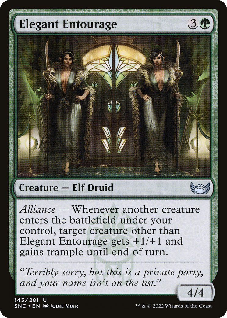 Elegant Entourage [Streets of New Capenna] Foil