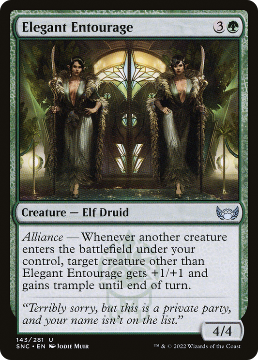 Elegant Entourage [Streets of New Capenna] Foil