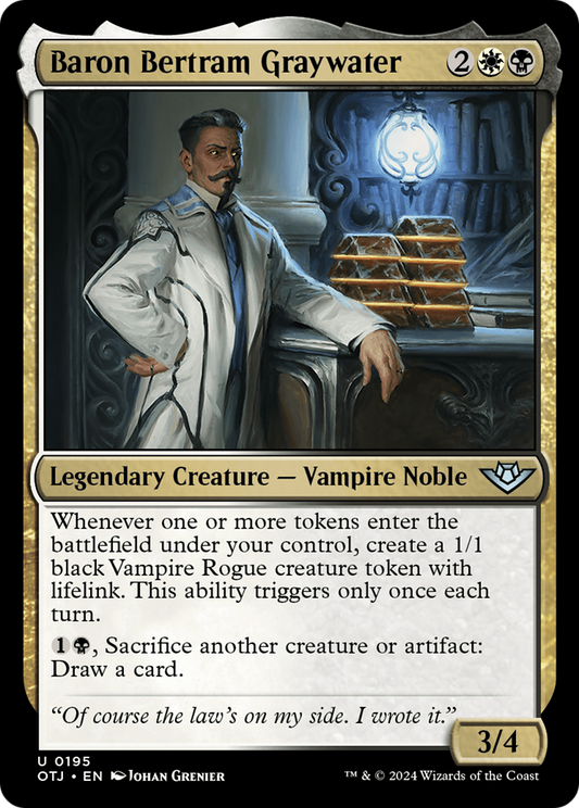 Baron Bertram Graywater [Outlaws of Thunder Junction] Foil