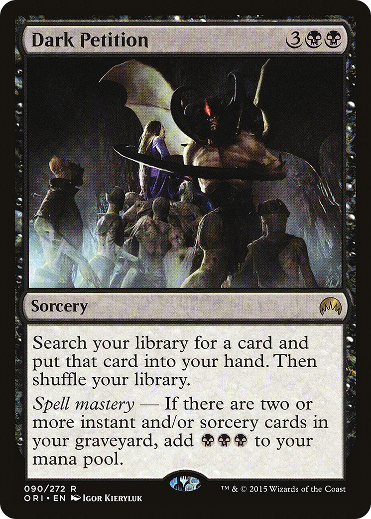 Dark Petition [Magic Origins] Foil