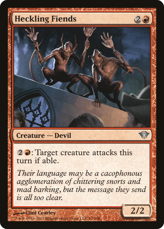 Heckling Fiends [Dark Ascension] Foil