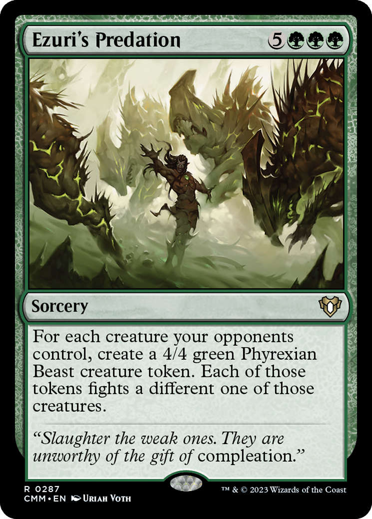 Ezuri's Predation [Commander Masters] Foil