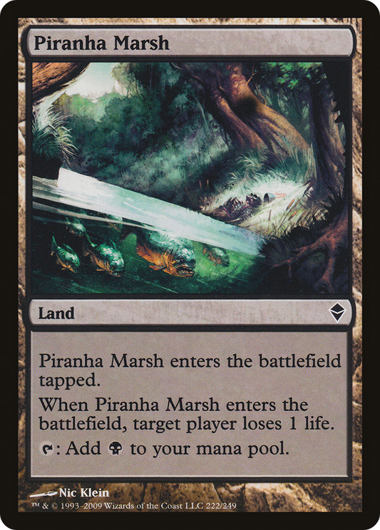 Piranha Marsh [Zendikar] Foil