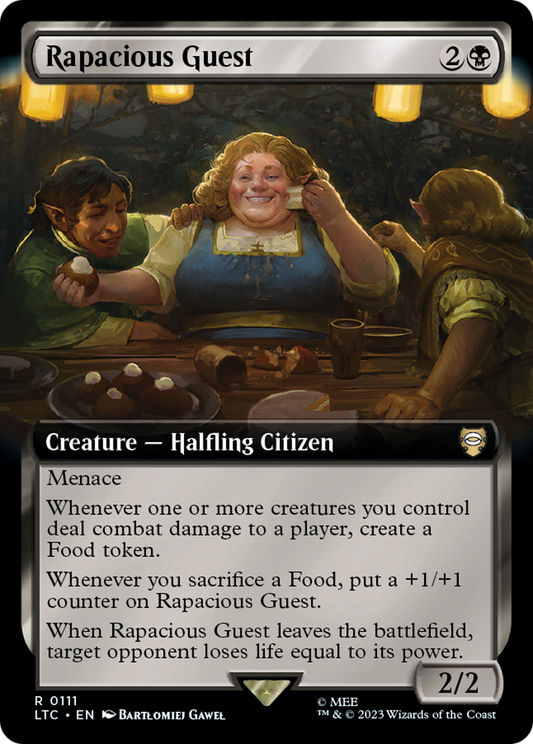 Rapacious Guest (Extended Art) [The Lord of the Rings: Tales of Middle-Earth Commander] Foil