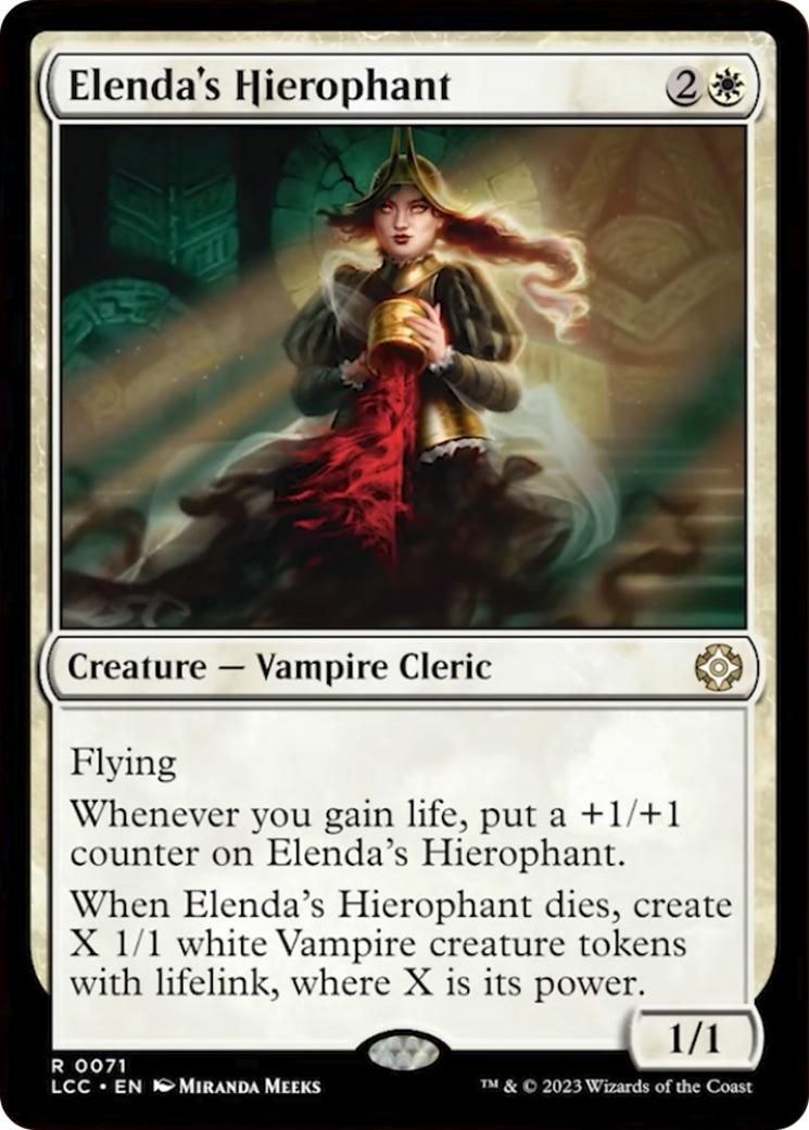 Elenda's Hierophant [The Lost Caverns of Ixalan Commander] | Silver Goblin