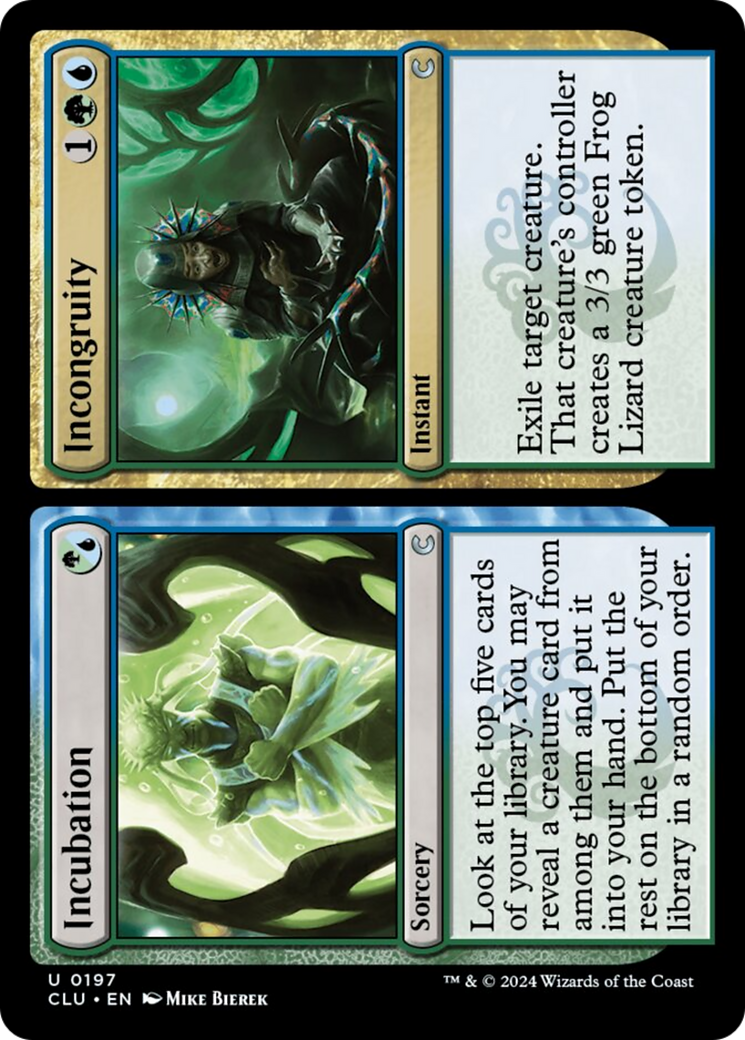 Incubation // Incongruity [Ravnica: Clue Edition] | Silver Goblin