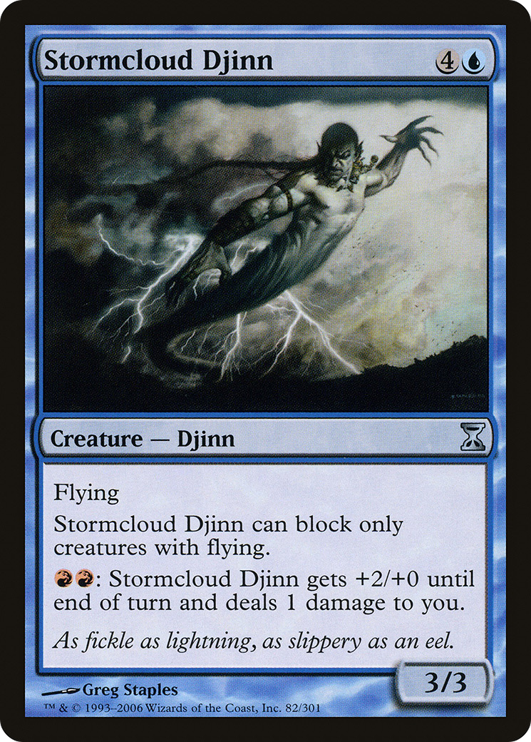 Stormcloud Djinn (082) - Time Spiral