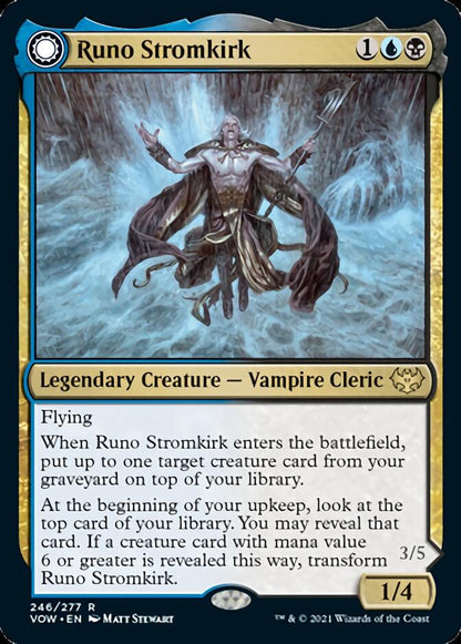 Runo Stromkirk // Krothuss, Lord of the Deep [Innistrad: Crimson Vow] Foil