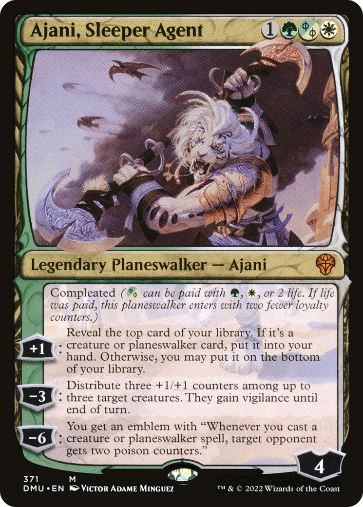 Ajani, Sleeper Agent (Showcase) [Dominaria United] | Silver Goblin