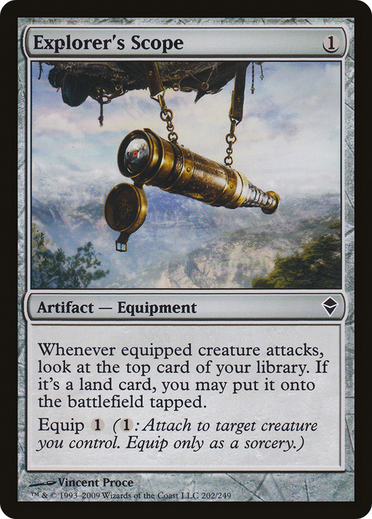 Explorer's Scope [Zendikar] Foil