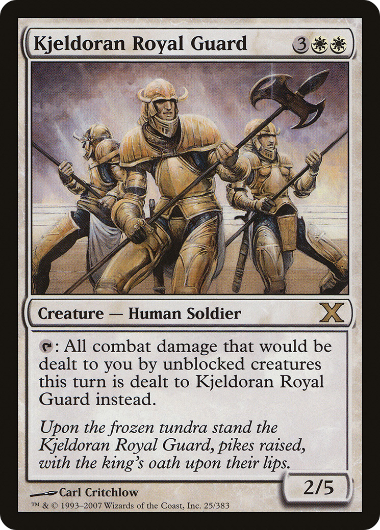 Kjeldoran Royal Guard (025) - Tenth Edition