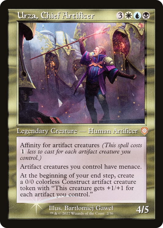 Urza, Chief Artificer (002) (Retro) [The Brothers' War Commander]