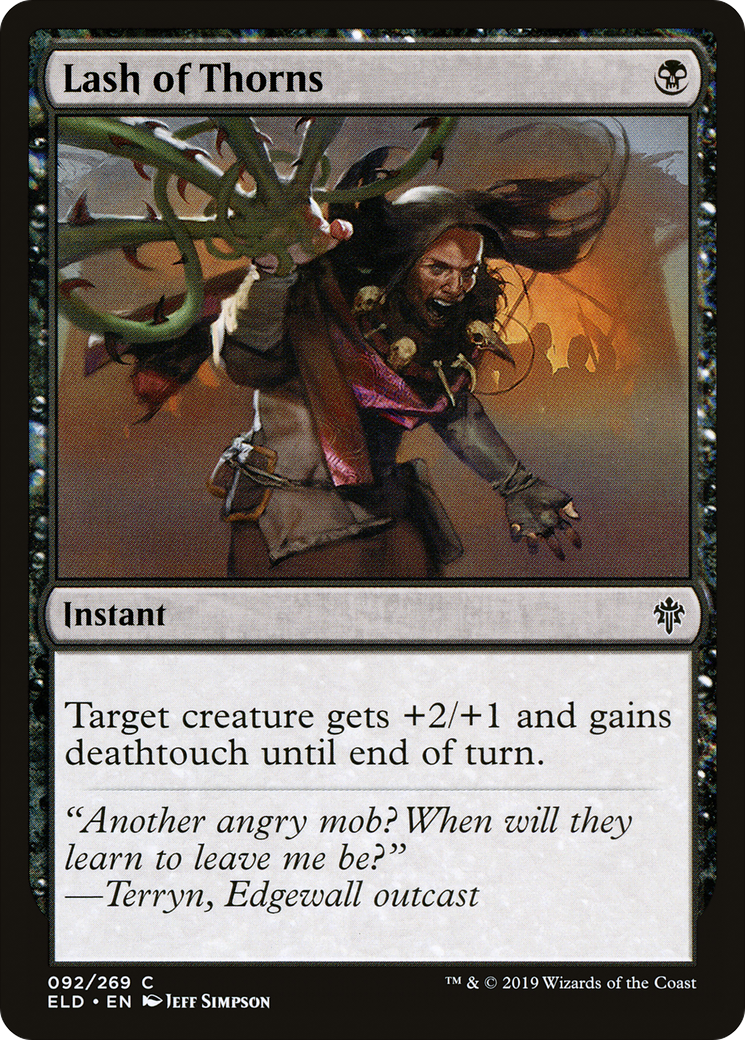 Lash of Thorns [Throne of Eldraine] Foil