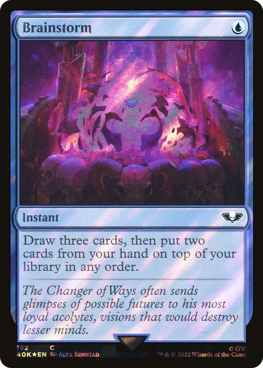 Brainstorm (Surge Foil) [Warhammer 40,000]