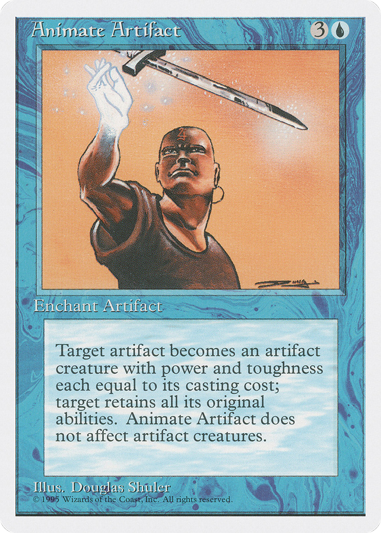 Animate Artifact [Fourth Edition] | Silver Goblin