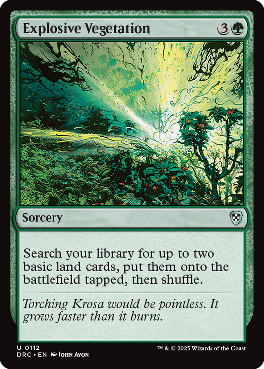 Explosive Vegetation (112) - Commander: Aetherdrift