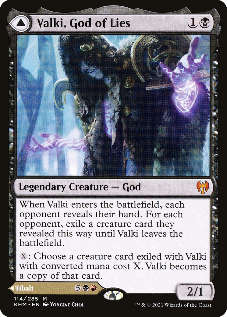 Valki, God of Lies // Tibalt, Cosmic Impostor [Kaldheim] | Silver Goblin