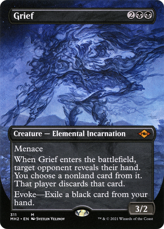 Grief (Borderless Alternate Art) [Modern Horizons 2] Foil