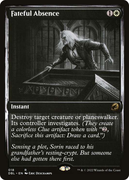 Fateful Absence [Innistrad: Double Feature] Foil