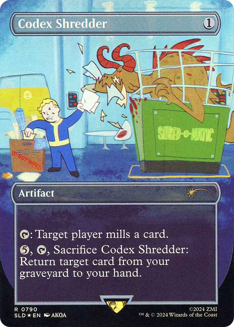 Codex Shredder (Rainbow Foil) [Secret Lair Drop Series]
