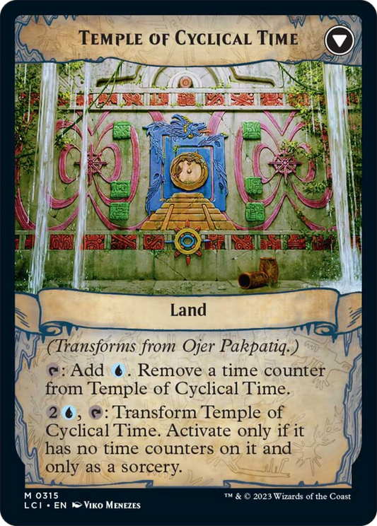 Ojer Pakpatiq, Deepest Epoch // Temple of Cyclical Time (Showcase) [The Lost Caverns of Ixalan] Foil