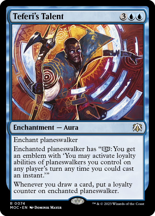 Teferi's Talent [March of the Machine Commander] | Silver Goblin