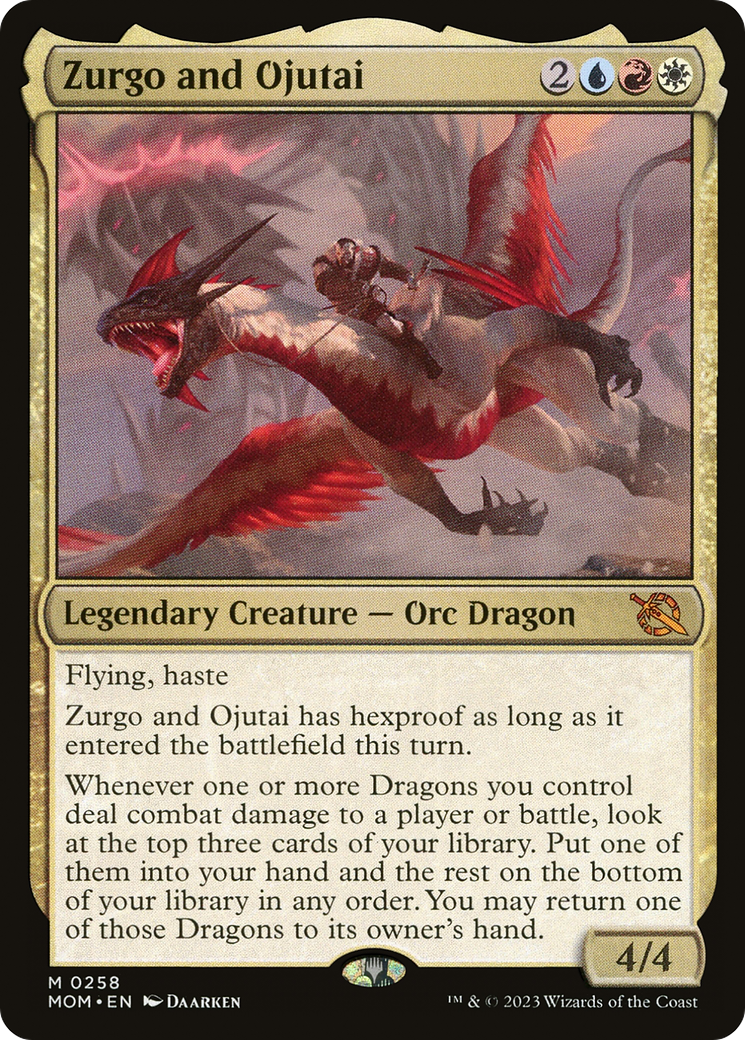 Zurgo and Ojutai [March of the Machine] Foil