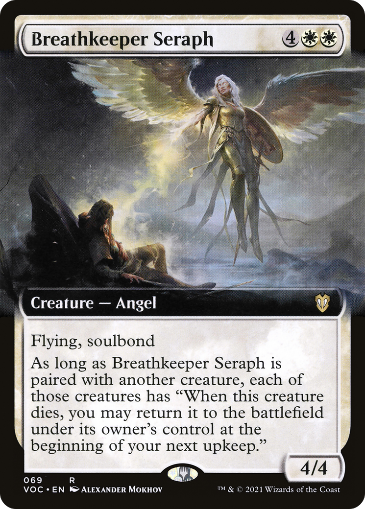 Breathkeeper Seraph (Extended Art) [Innistrad: Crimson Vow Commander] | Silver Goblin