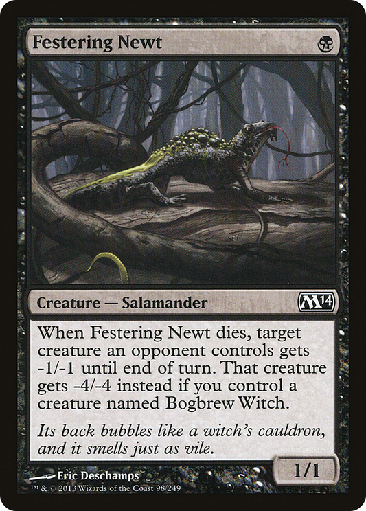 Festering Newt [Magic 2014] Foil