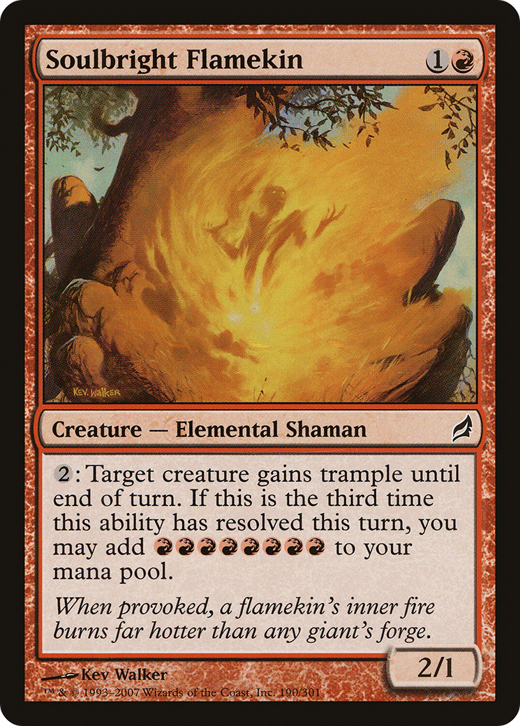 Soulbright Flamekin (190) Foil - Lorwyn