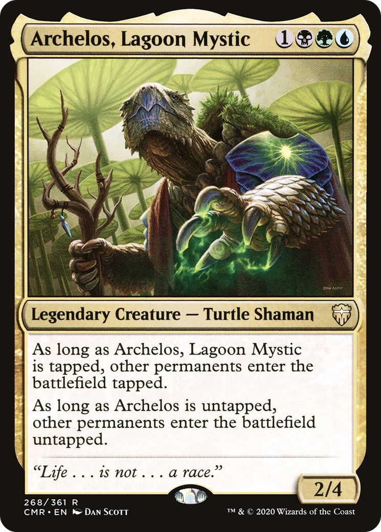 Archelos, Lagoon Mystic [Commander Legends] Foil