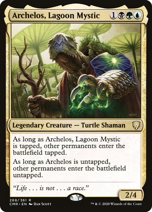 Archelos, Lagoon Mystic [Commander Legends] Foil