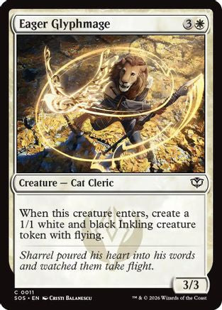 Eager Glyphmage (011) Foil - Secrets of Strixhaven