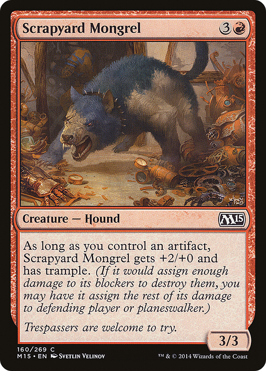 Scrapyard Mongrel [Magic 2015] Foil