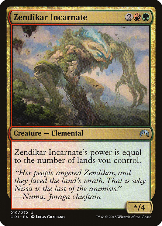 Zendikar Incarnate [Magic Origins]