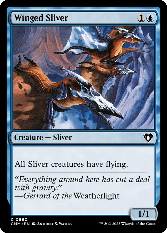 Winged Sliver [Commander Masters]