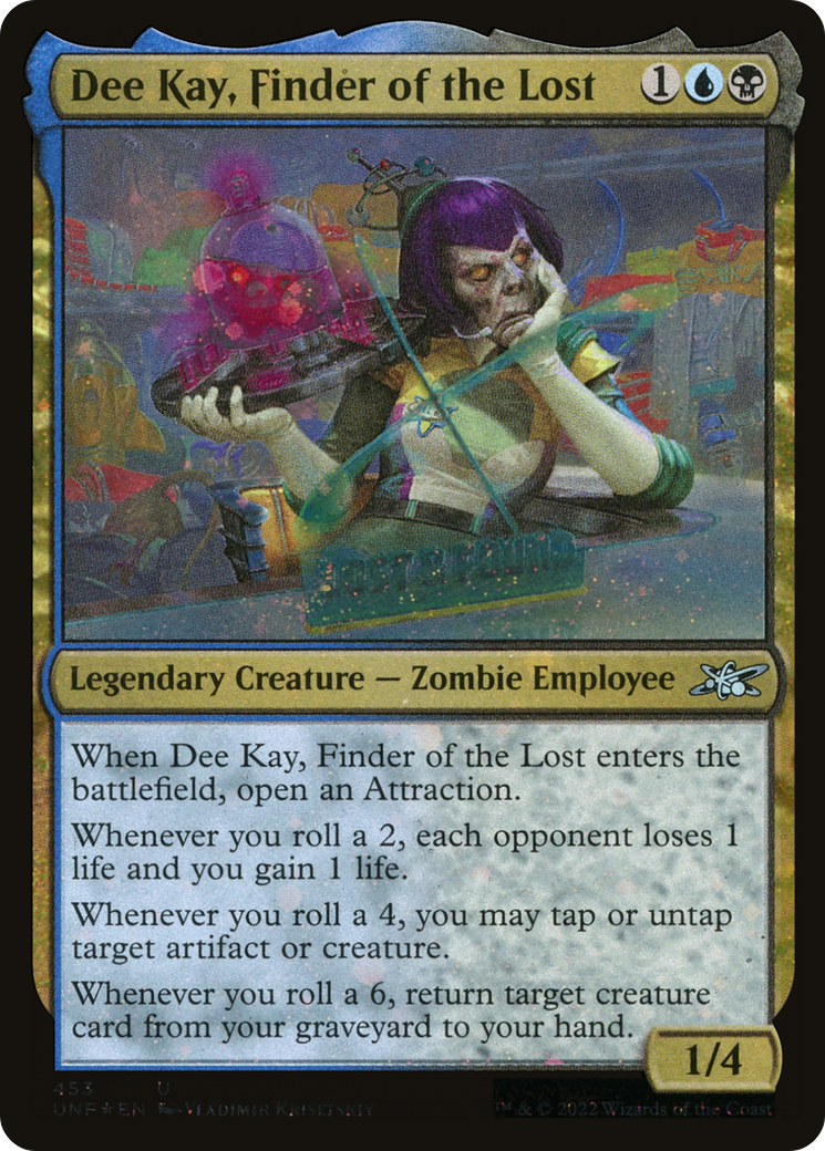 Dee Kay, Finder of the Lost (Galaxy Foil) [Unfinity]