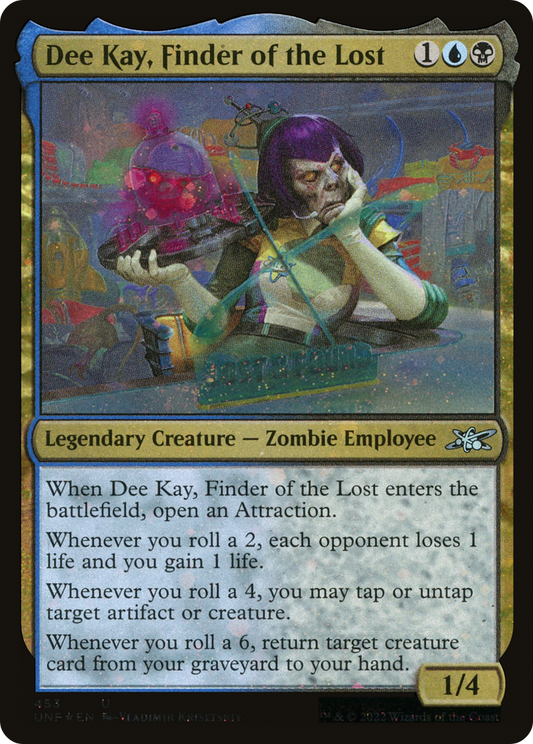 Dee Kay, Finder of the Lost (Galaxy Foil) [Unfinity]