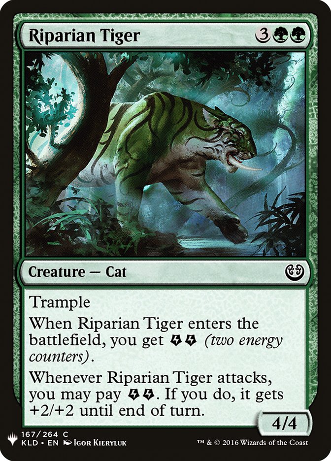 Riparian Tiger [Mystery Booster] | Silver Goblin
