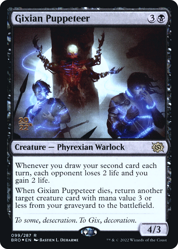 Gixian Puppeteer [The Brothers' War Prerelease Promos] | Silver Goblin