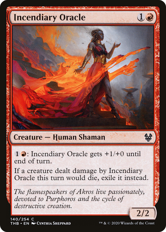 Incendiary Oracle [Theros Beyond Death] Foil