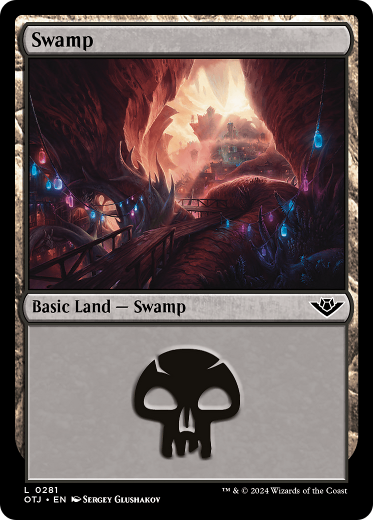 Swamp (0281) [Outlaws of Thunder Junction] Foil