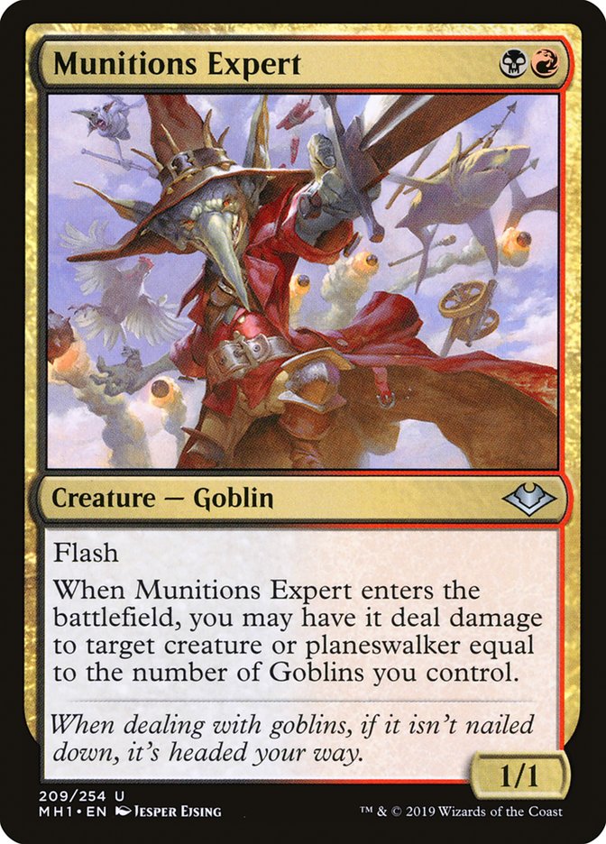 Munitions Expert [Modern Horizons] | Silver Goblin