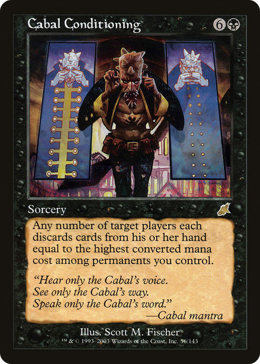Cabal Conditioning [Scourge] Foil
