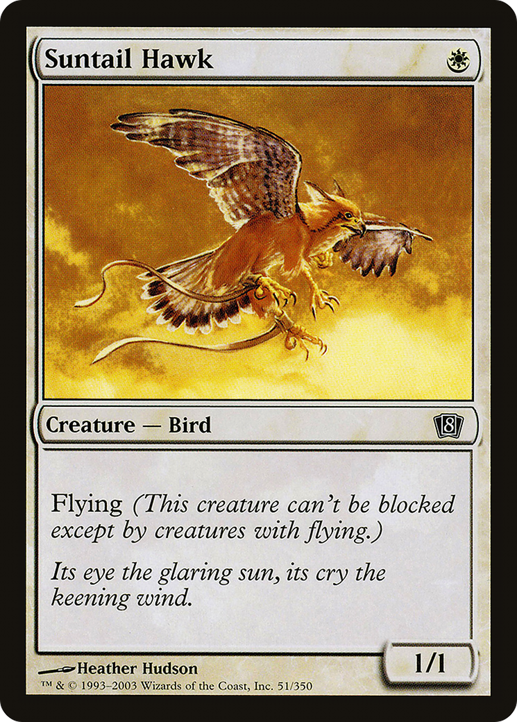 Suntail Hawk (051) Foil - Eighth Edition