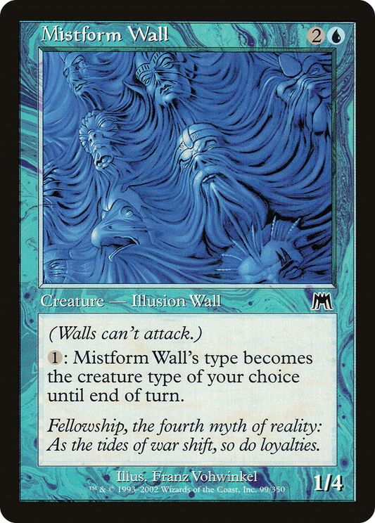 Mistform Wall [Onslaught] Foil