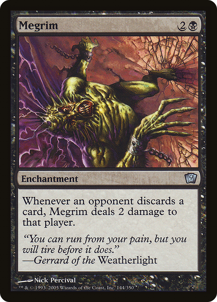 Megrim (144) Foil - Ninth Edition