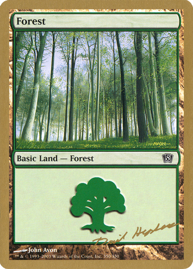 Forest (dh350) (Dave Humpherys) [World Championship Decks 2003] | Silver Goblin